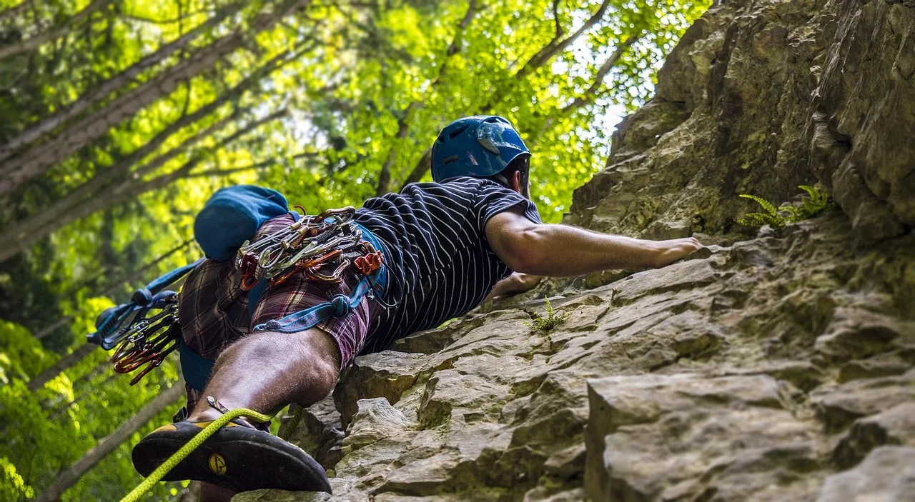 Rock climbing at La Rosière and the Ablon cliff, Plateau des Glières