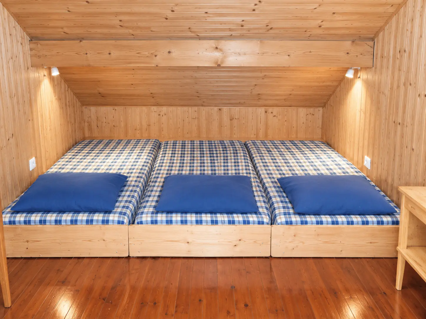 Chambre 3 du gîte Les Augets avec couchages superposés